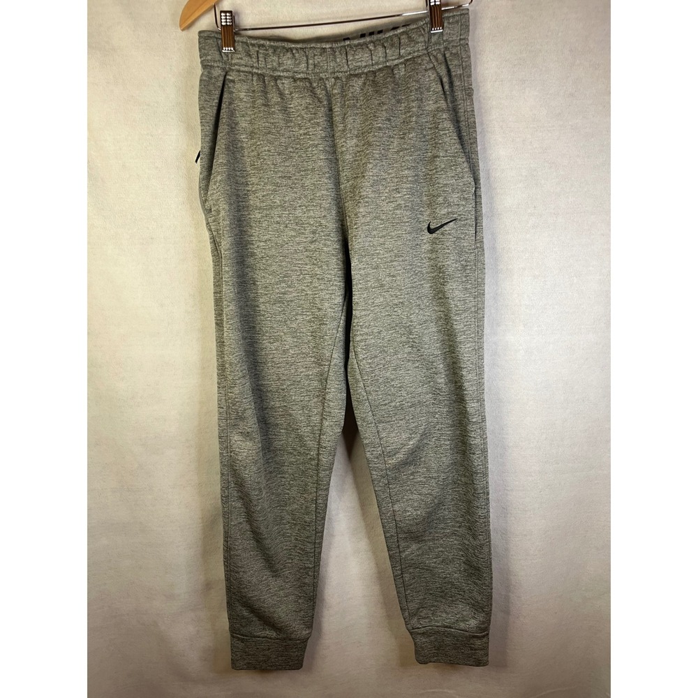 Nike Men's Therma-FIT Tapered‎ Fitness Pants Heather Gray Sz Small Activewear